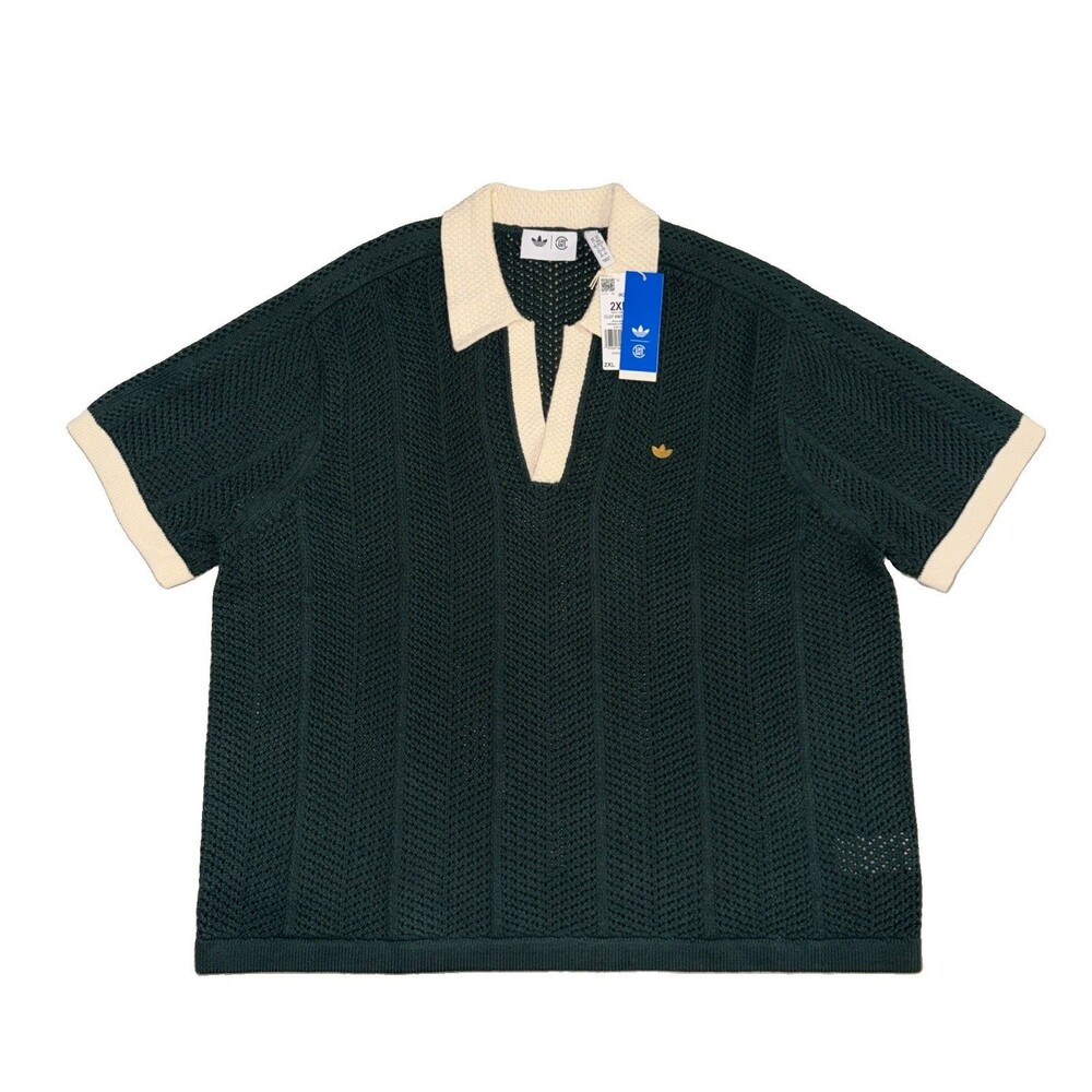 NWT adidas Originals x CLOT SS25 PIQUE BY EDISON CHEN Polo Shirt Unisex 2XL